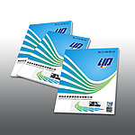 聚乙烯管材宣传册封面封底