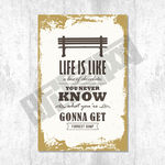 英文字母励志名言海报