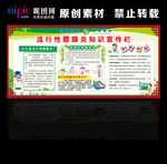 流行性腮腺炎知识宣传栏