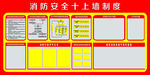 消防安全十上墙制度