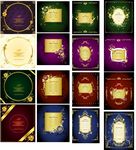 矢量花纹  边框