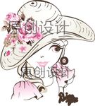 女童可爱时尚图案头像