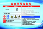 安全风险告知栏