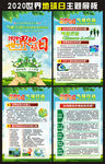 2020地球日主题展板