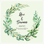 森系婚礼迎宾水牌 路引指路牌