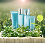 化妆品合成海报