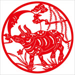 牛剪纸