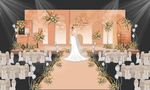 香槟色婚礼舞台