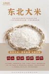 东北大米海报美食海报