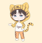 卡通动漫小老虎拟人