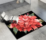 时尚花卉轻奢客厅卧室地毯地垫