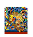 龙  金色  酒包装 装饰画