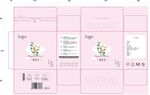 卫生巾包装  平面展开图