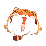 蹦跳的爱心小老虎