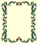 欧式纹饰 中式花纹 相框纹饰