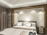 轻奢卧室背景墙