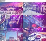 前门情思大碗茶伴奏舞台背景视频