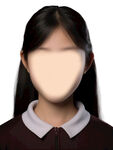 女学生证件照换脸模板