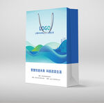 浅蓝色科技手提袋