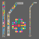 商业步行街地面彩绘