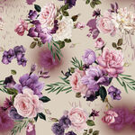 浪漫花卉图案背景