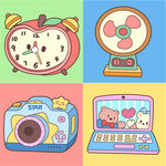 可爱卡通物品集合