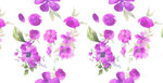 紫色花卉水彩图案背景