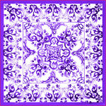 紫色精美花纹图案设计