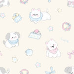 可爱萌宠卡通图案背景