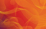 橙红色渐变线条抽象背景