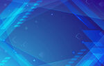蓝色几何渐变科技风背景