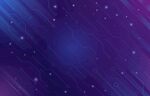 梦幻紫色星空背景图