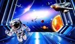 创意星空宇航员