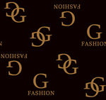 黑金时尚字母图案背景