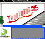 职业教育楼梯文化墙