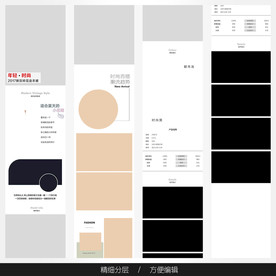 淘宝天猫女装空白通用模板