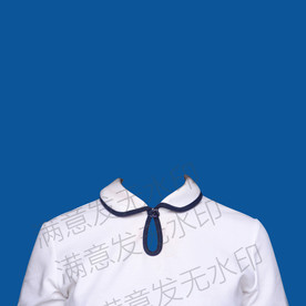 女生证件照换衣服便装