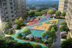 小区景观效果图住宅效果图