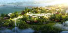 景观效果图湿地效果图园林效果图