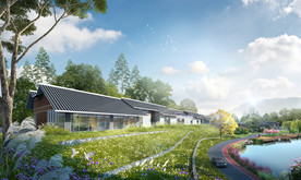 景观效果图护坡效果图公园效果图