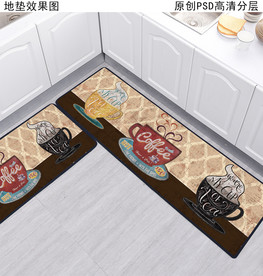 咖啡杯厨房欧式地垫