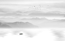 山水画 水墨山水画 意境山水画