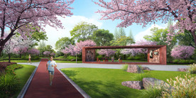 景观效果图公园效果图道路效果图