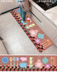 厨房长地垫