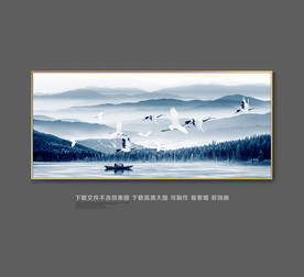 山水画禅意山水意境山水