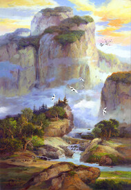 风景油画装饰画