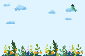 卡通儿童背景墙壁画