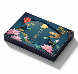中秋月饼包装礼盒(平面图)