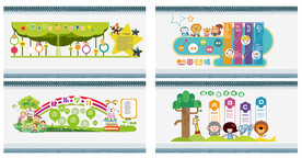  校园文化墙 幼儿园文化墙形象