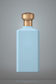 天青色瓶子样机